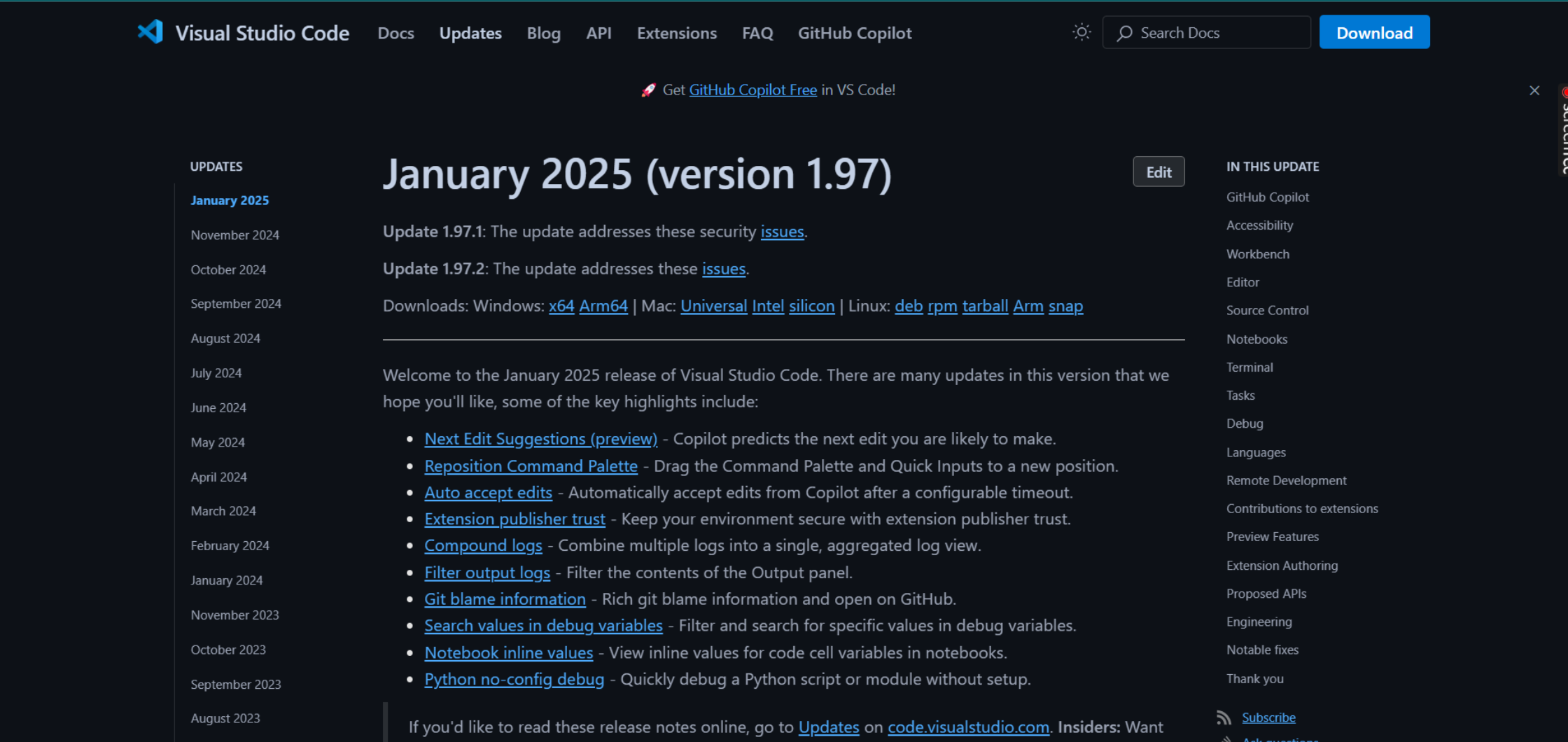 Web Development Tools 2025: Visual Studio Code 2025, a powerful code editor with AI extensions, real-time collaboration, and built-in security auditing for modern developers.